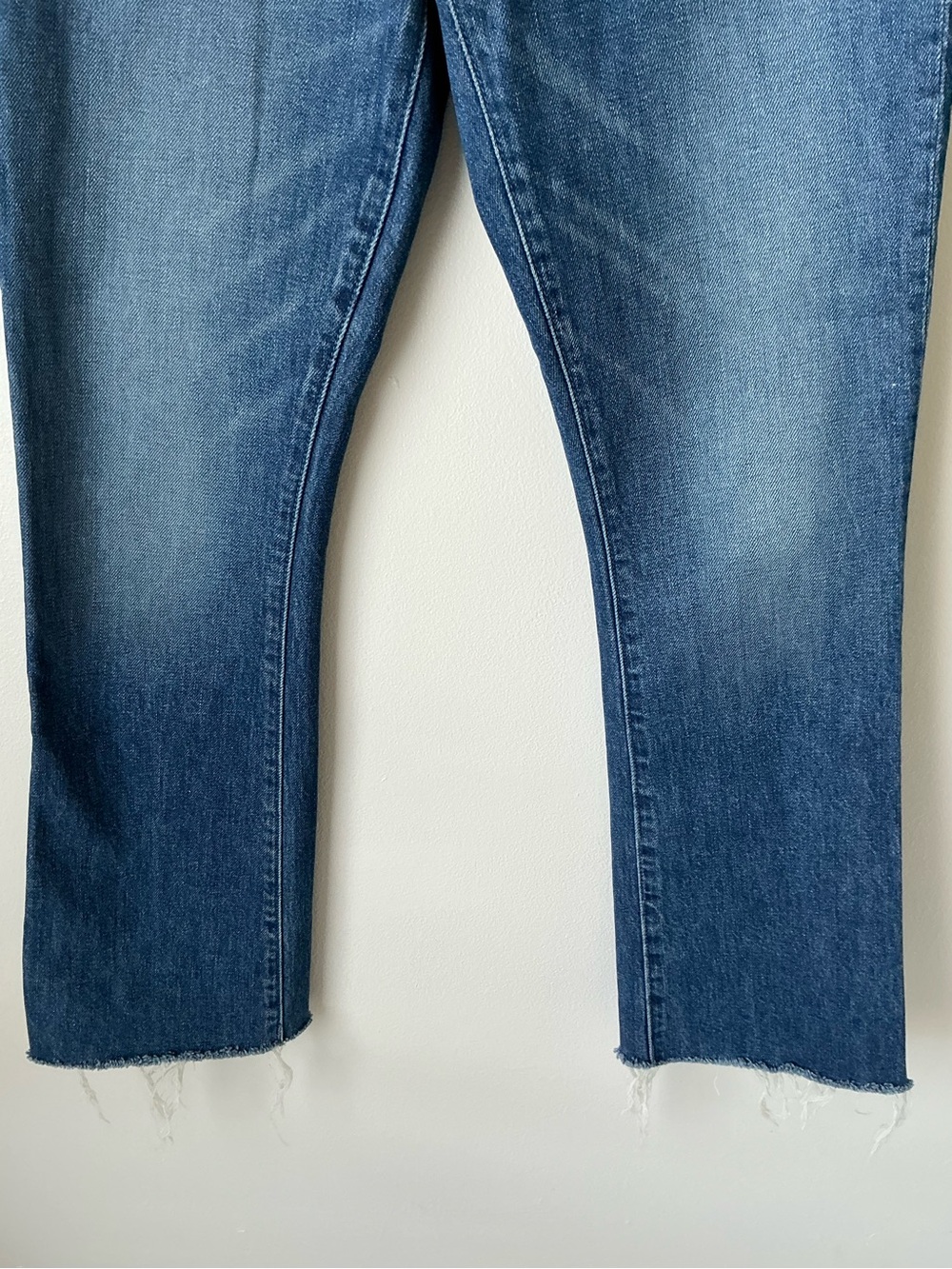 MOTHER SUPERIOR Jeans Hustler Flood Fray Beer Me Blue Size w7 - Picture 8 of 16